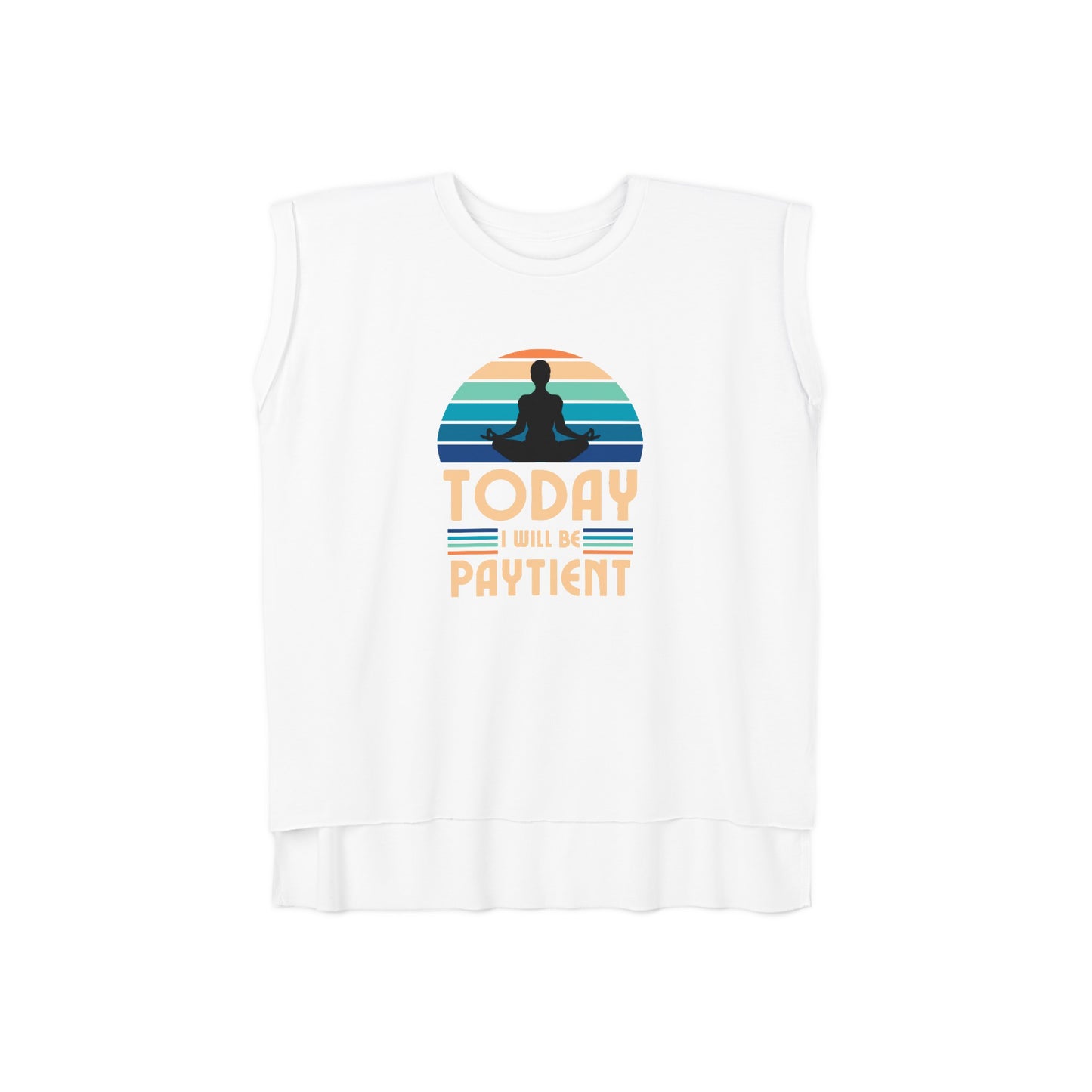 Women’s Flowy Rolled Cuffs Muscle Tee