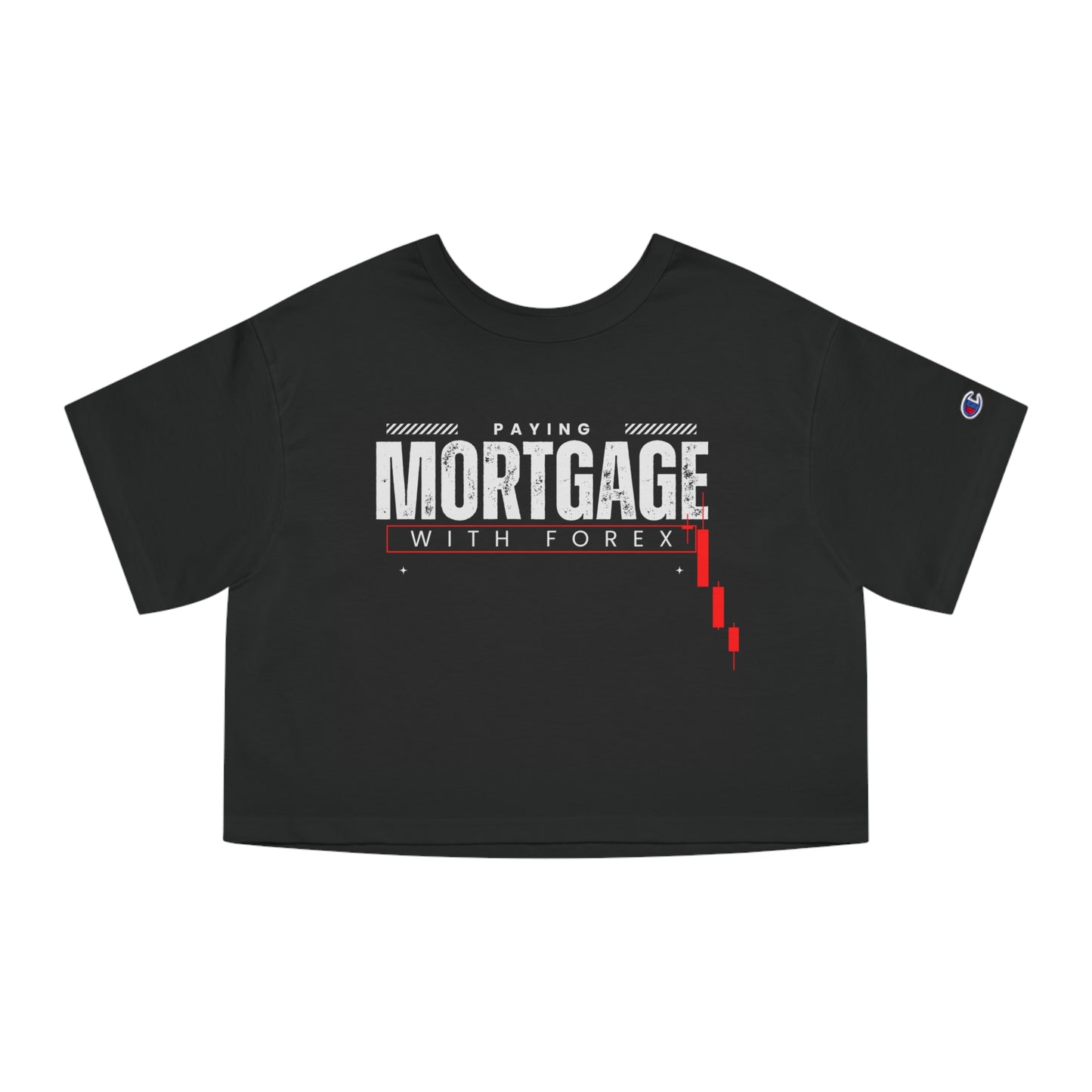 Paying Mortgage with Forex Women's Cropped T-Shirt